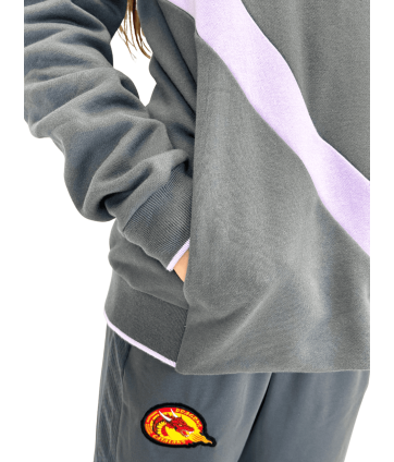 2026 HOODIE JR LILAS ET GRIS