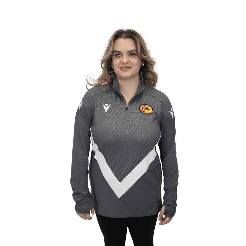 2026 1/4 ZIP YARUGA GRIS