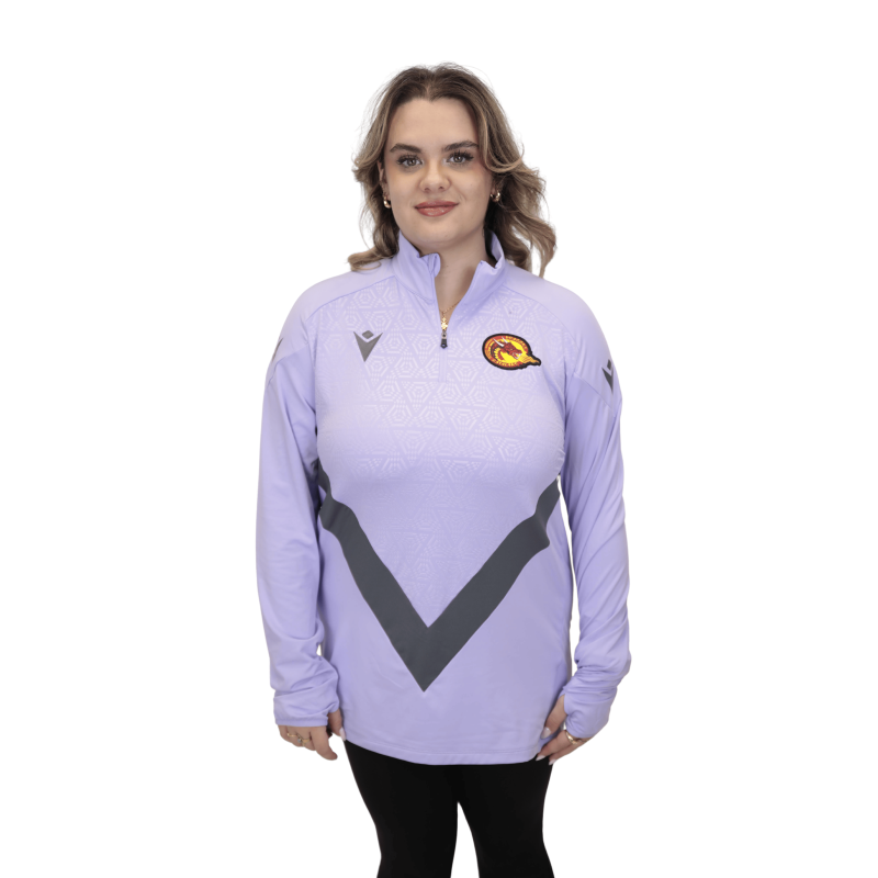 2026 1/4 ZIP YARUGA LILAS