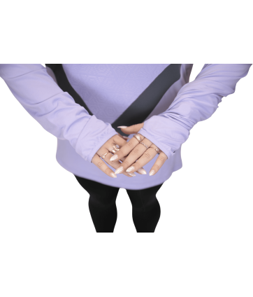 2026 1/4 ZIP YARUGA LILAS