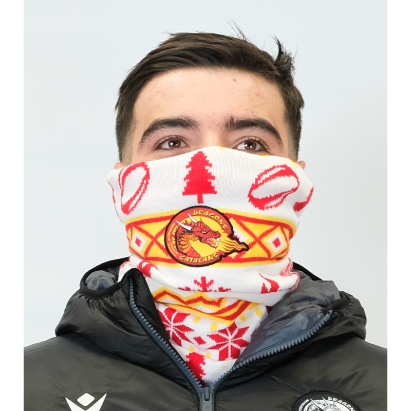 2026 CACHE-COU NOËL BLANC