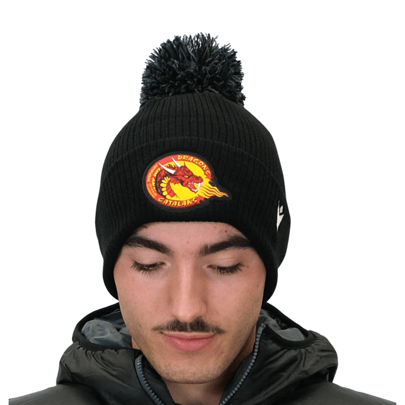 2026 BONNET POMPOM NOIR