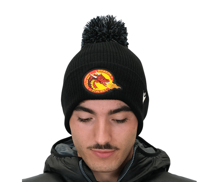 2026 BONNET POMPOM NOIR