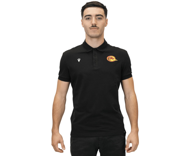 2026 ATH POLO CHALKI NOIR/ LOGO COULEUR