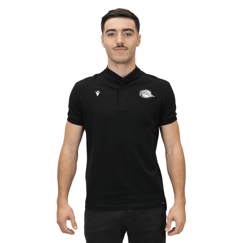 2026 ATH POLO NISIROS NOIR LOGO BLANC