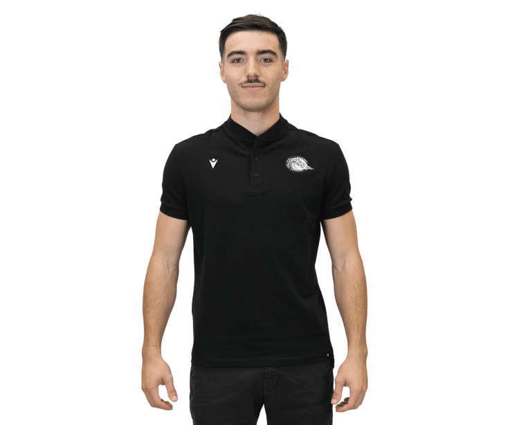 2026 ATH POLO NISIROS NOIR LOGO BLANC