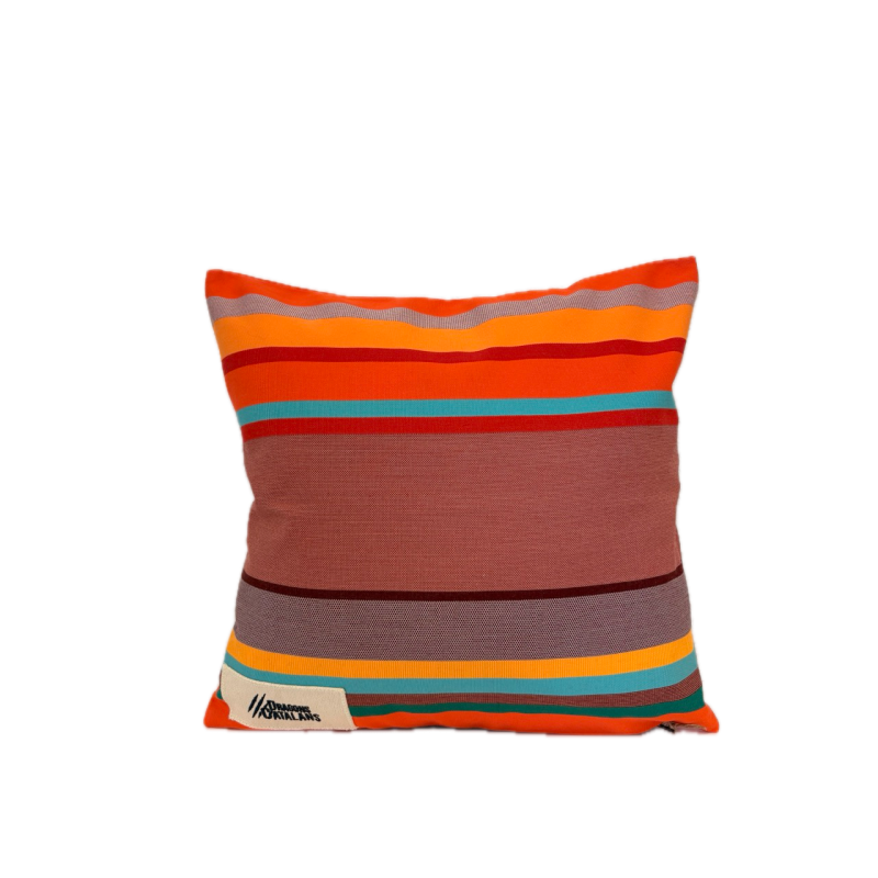 LES TOILES DU SOLEIL HOUSSE DE COUSSIN ACRYLIQUE BONBON