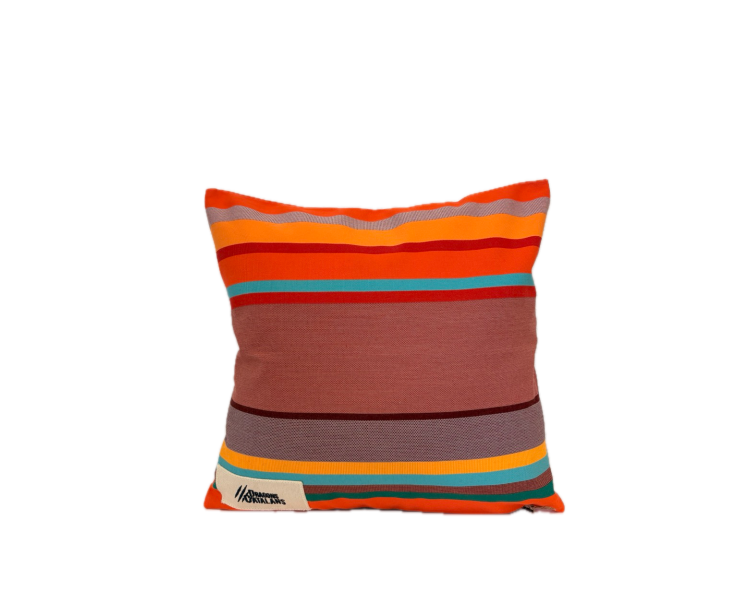 LES TOILES DU SOLEIL HOUSSE DE COUSSIN ACRYLIQUE BONBON