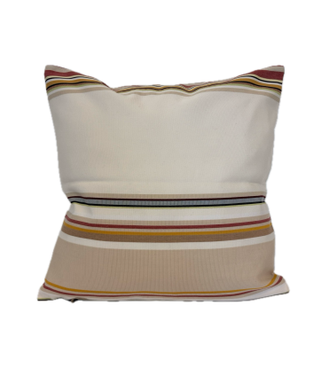 LES TOILES DU SOLEIL HOUSSE DE COUSSIN ACRYLIQUE ECRU