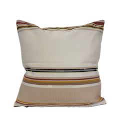 LES TOILES DU SOLEIL HOUSSE DE COUSSIN ACRYLIQUE ECRU