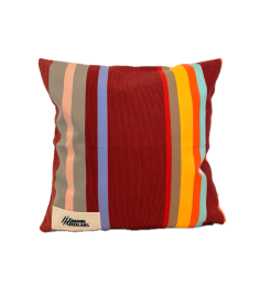 LES TOILES DU SOLEIL COUSSIN ACRYLIQUE ROUGE