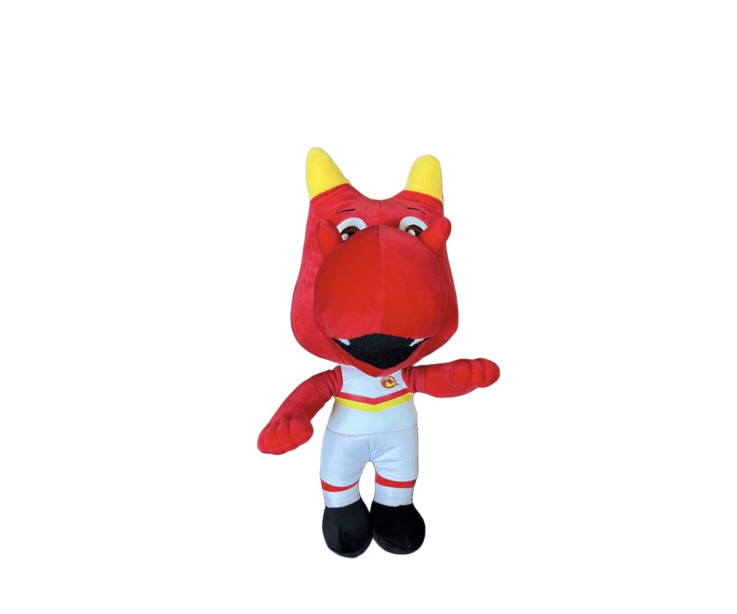 MASCOTTE ROUGE PELUCHE