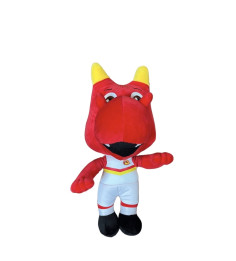 MASCOTTE ROUGE PELUCHE