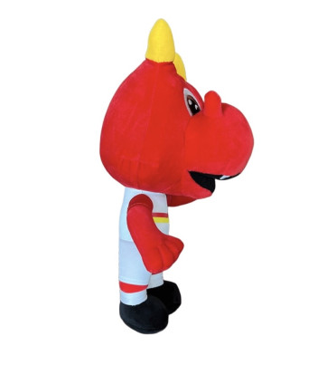 MASCOTTE ROUGE PELUCHE