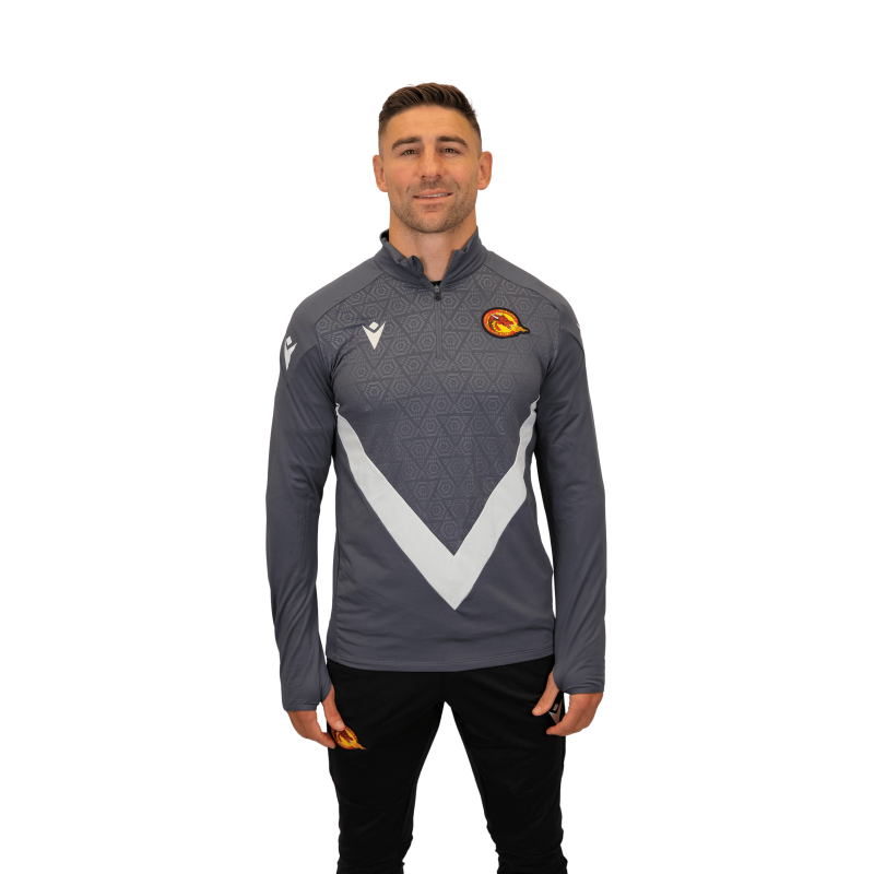 2026 1/4 ZIP YARUGA GRIS