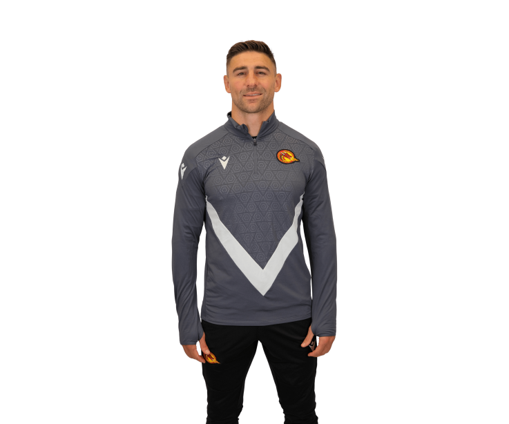 2026 1/4 ZIP YARUGA GRIS