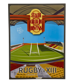 AFFICHE A4 RUGBY XIII