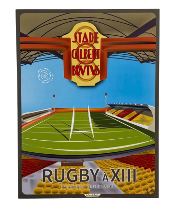 AFFICHE GRANDE RUGBY XIII