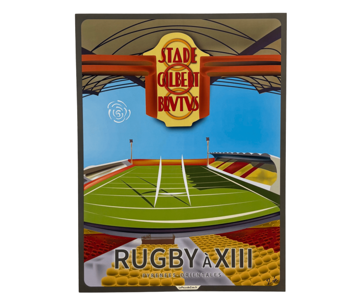 AFFICHE A3 RUGBY XIII