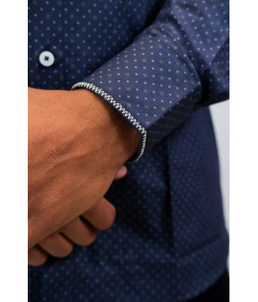 CHEMISE TORRES SHILTON NAVY