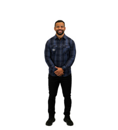 CHEMISE À CARREAUX SHILTON NAVY