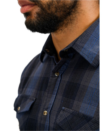 CHEMISE À CARREAUX SHILTON NAVY