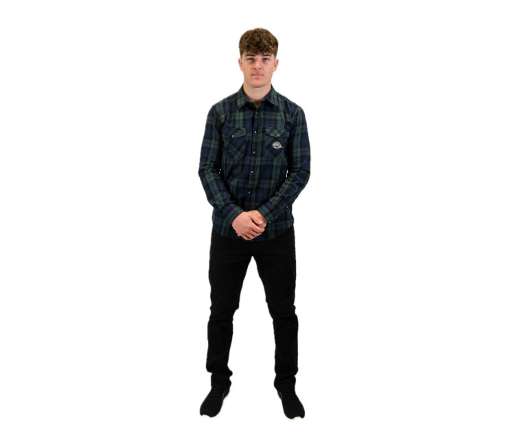 CHEMISE À CARREAUX SHILTON KAKI