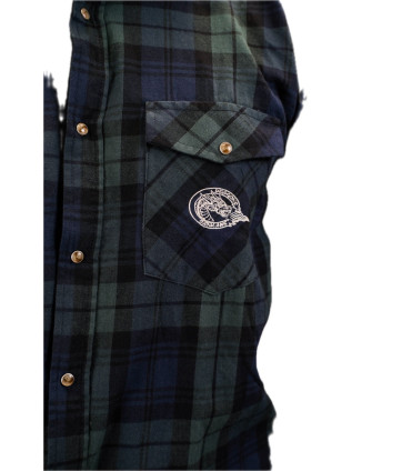 CHEMISE À CARREAUX SHILTON KAKI