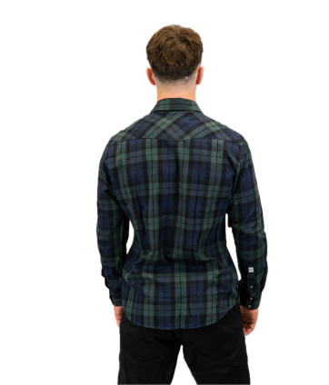 CHEMISE À CARREAUX SHILTON KAKI