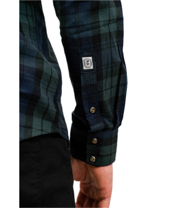 CHEMISE À CARREAUX SHILTON KAKI