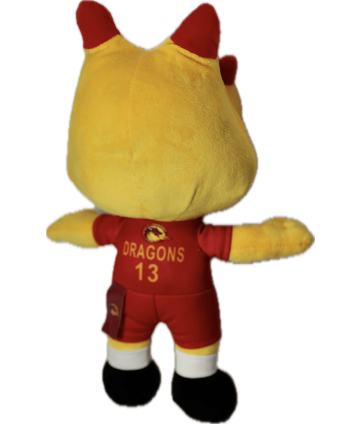 MASCOTTE JAUNE PELUCHE