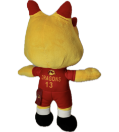 MASCOTTE JAUNE PELUCHE