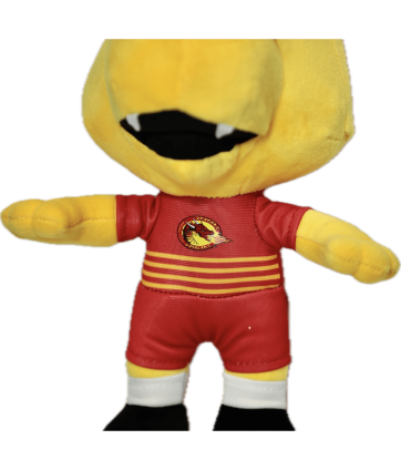 MASCOTTE JAUNE PELUCHE