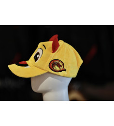 CASQUETTE PELUCHE DRAGONS JAUNE